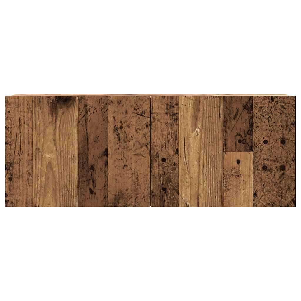 Zidni TV ormarić staro drvo 80x30x30 cm konstruirano drvo