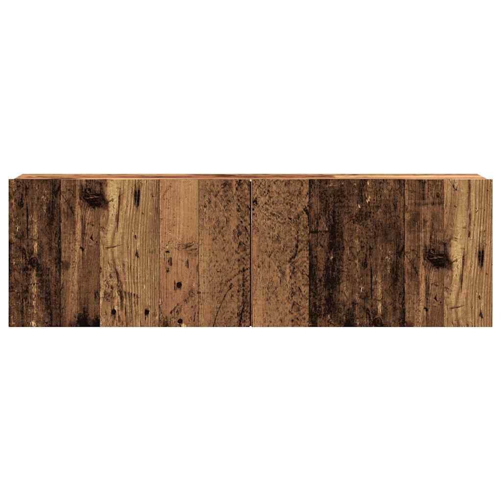 Zidni TV ormarić staro drvo 100x30x30 cm konstruirano drvo