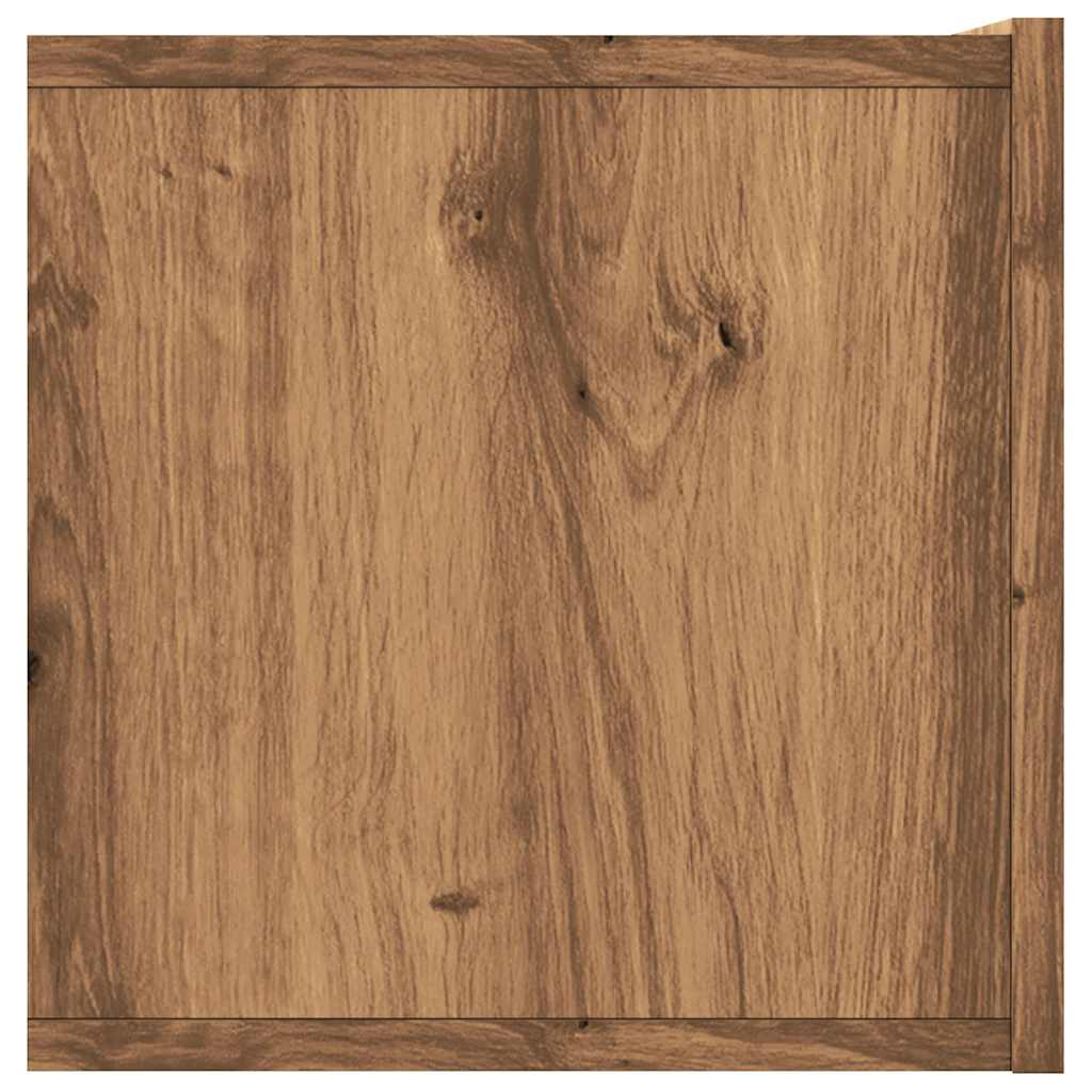 Zidni TV ormarić Artisan hrast 120x30x30 cm izrađeno drvo