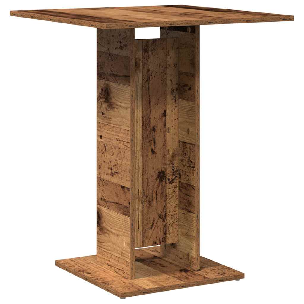 Stol za bistro staro drvo 60x60x75 cm konstruirano drvo