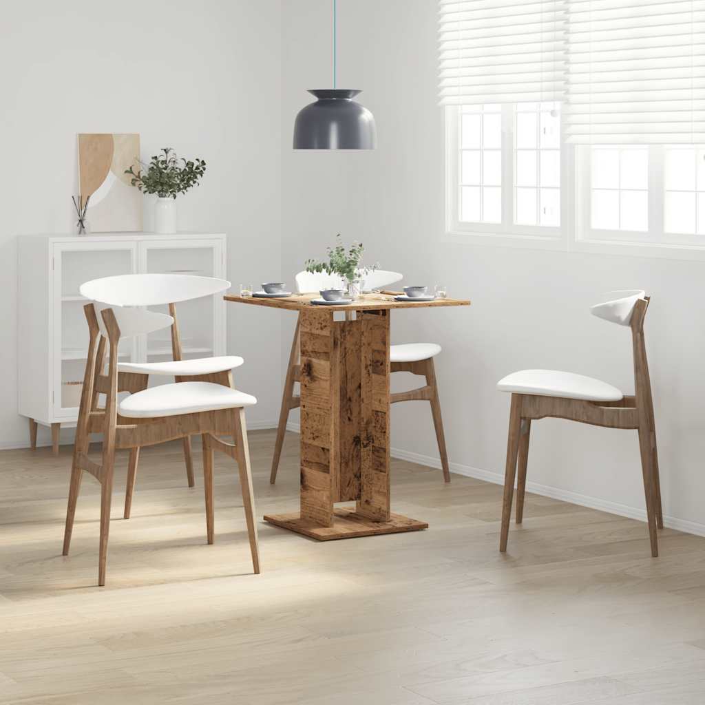 Stol za bistro staro drvo 60x60x75 cm konstruirano drvo