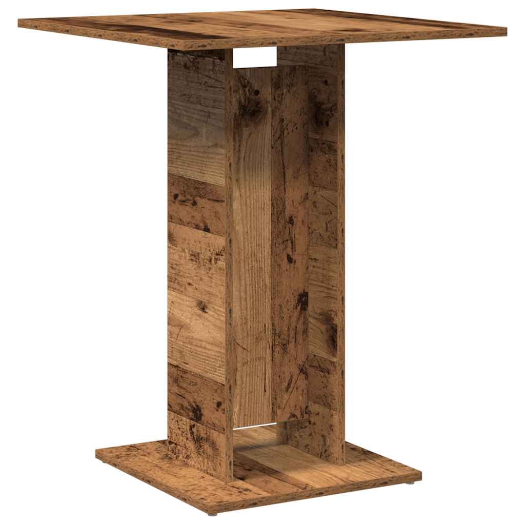 Stol za bistro staro drvo 60x60x75 cm konstruirano drvo