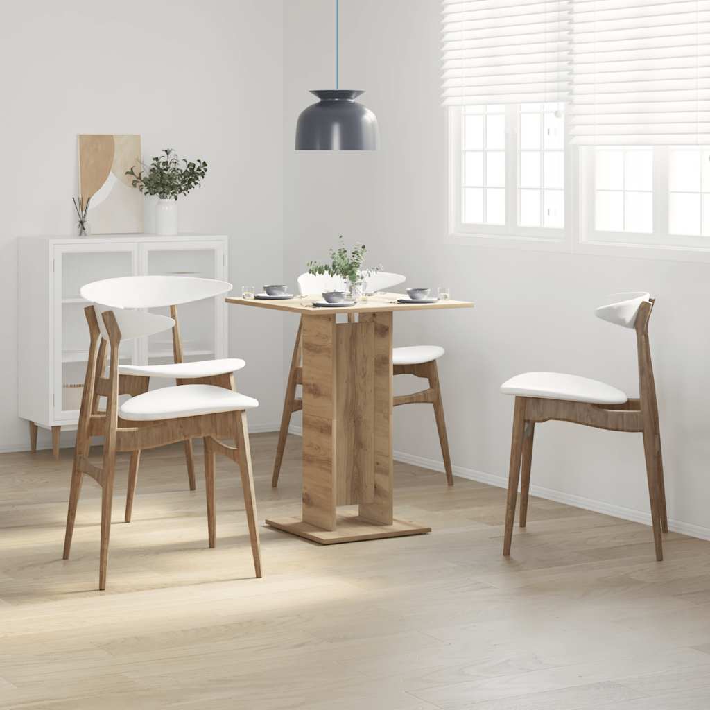 Stol za bistro Artisan hrast 60x60x75 cm konstruirano drvo