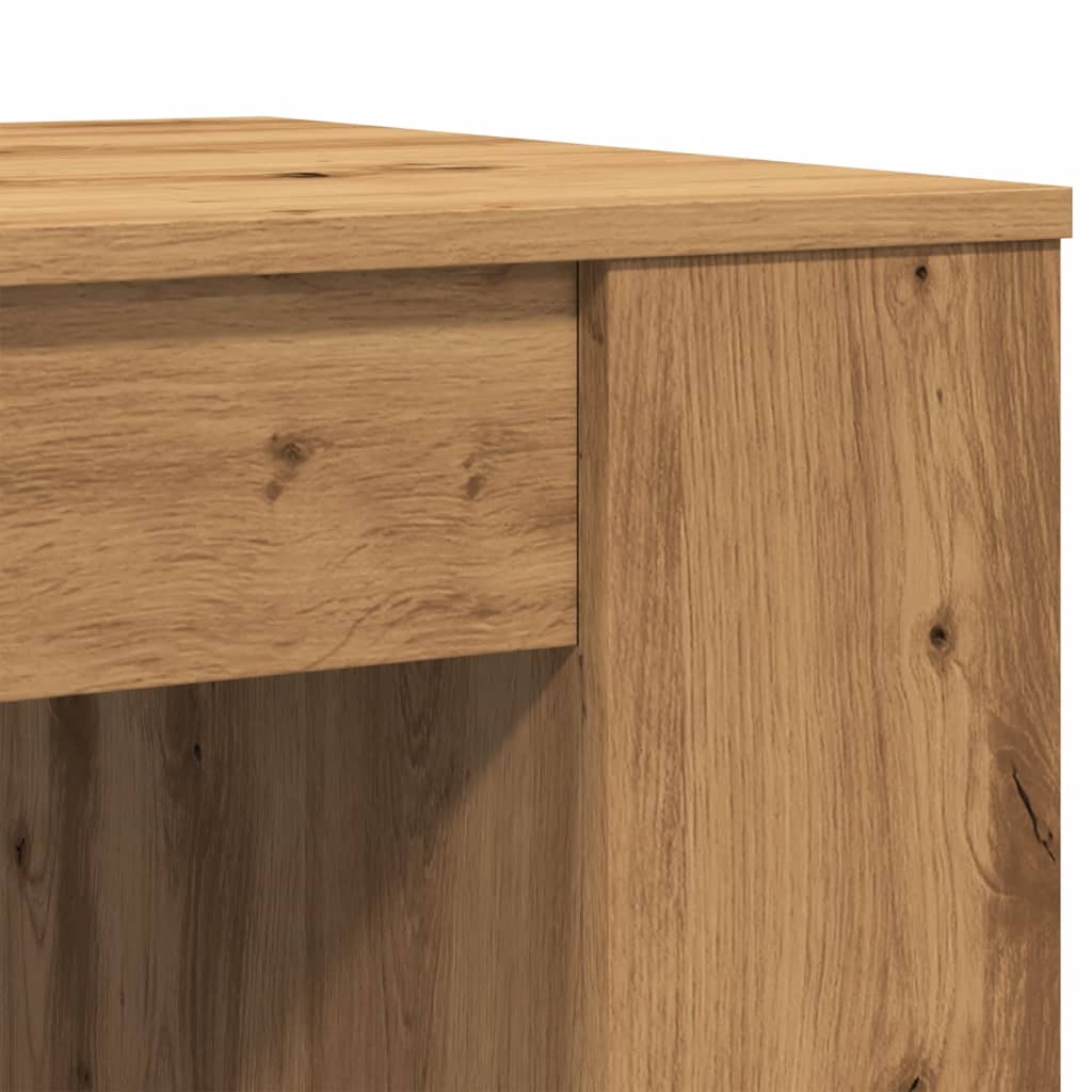 Stolić z kavu boja hrasta artisan 102x55x42cm konstruirano drvo