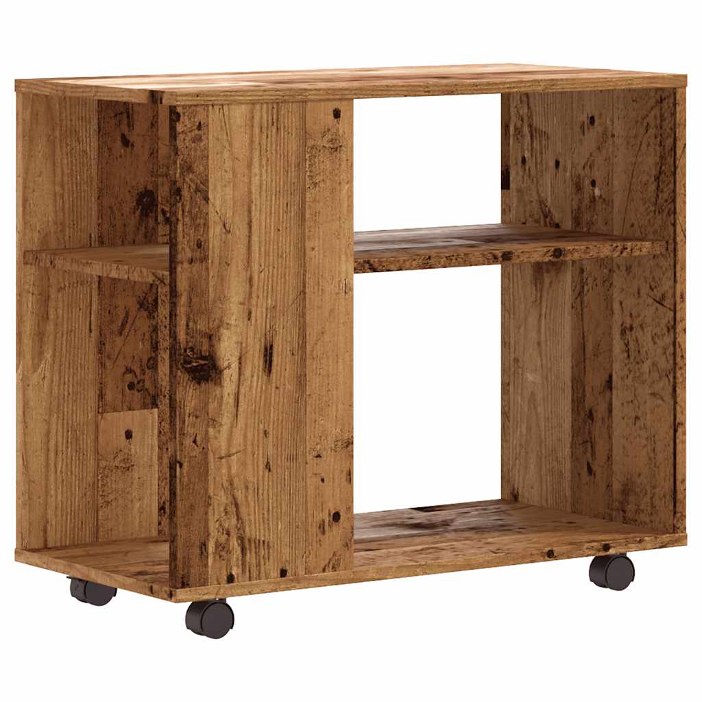 Pomoćni stol staro drvo 70x35x55 cm konstruirano drvo