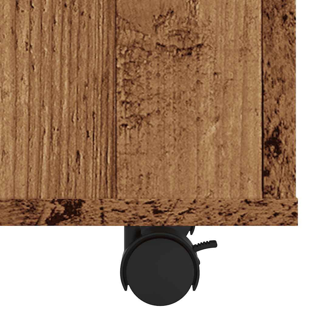 Pomoćni stol staro drvo 70x35x55 cm konstruirano drvo