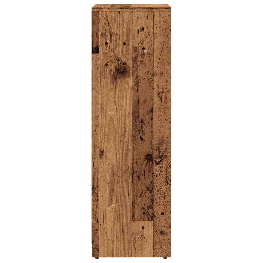 Kupaonski ormarić staro drvo 30x30x95 cm izrađeno drvo
