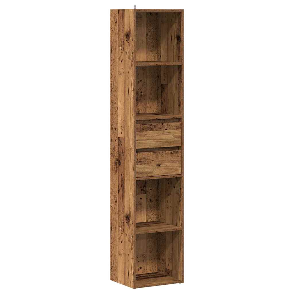Ormar za knjige staro drvo 36x30x171 cm konstruirano drvo