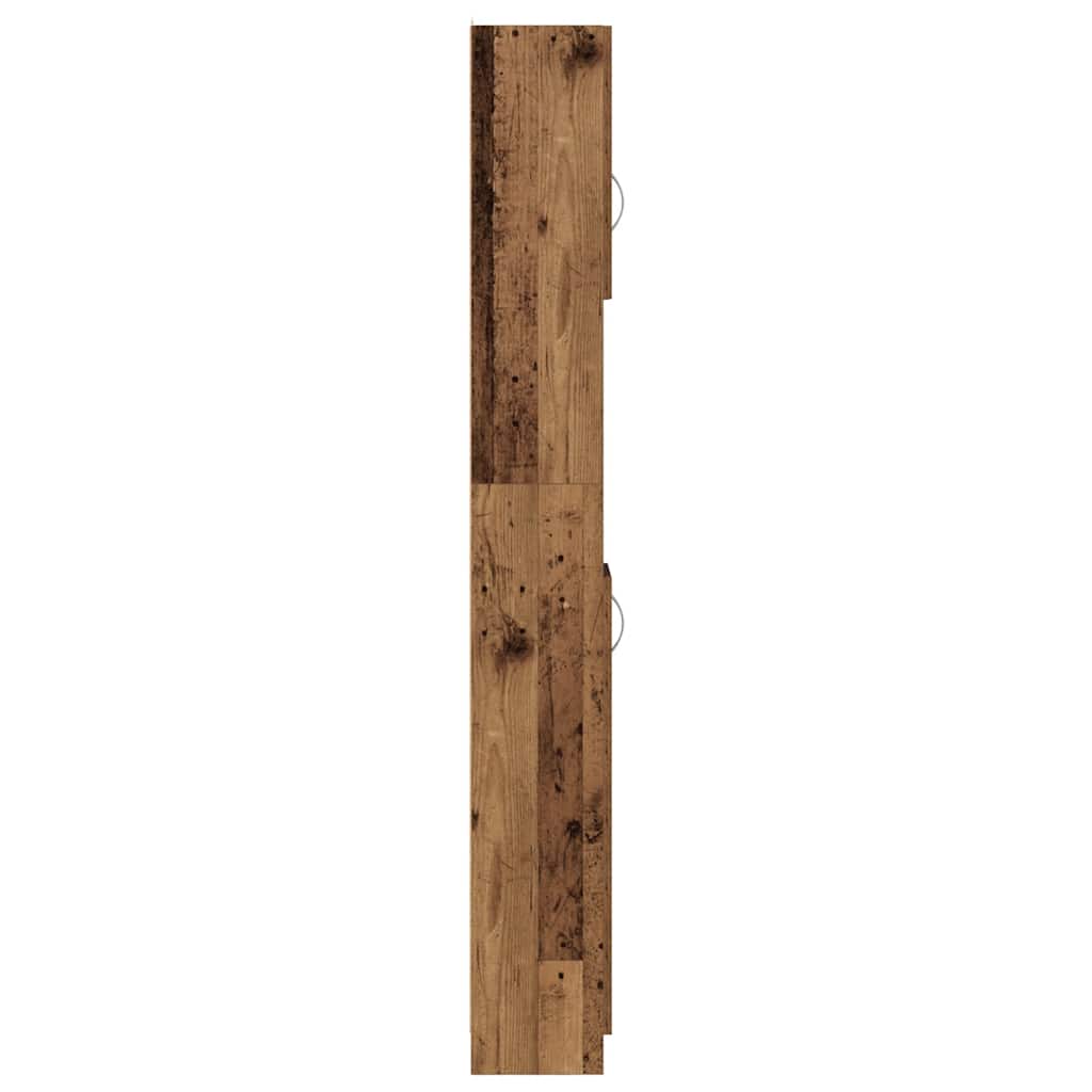 Kupaonski ormarić staro drvo 32x25,5x190 cm konstruirano drvo