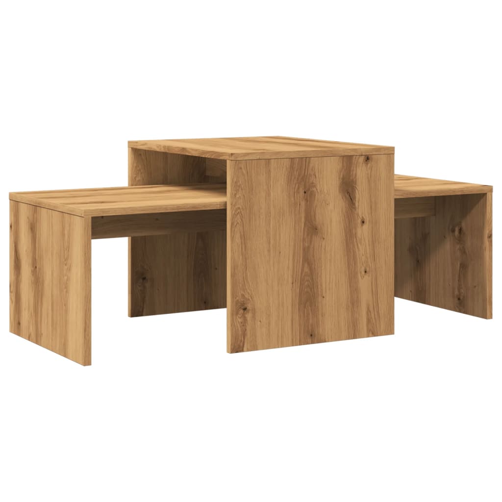 Stolić za kavu boja hrasta 100 x 48 x 40 cm konstruirano drvo
