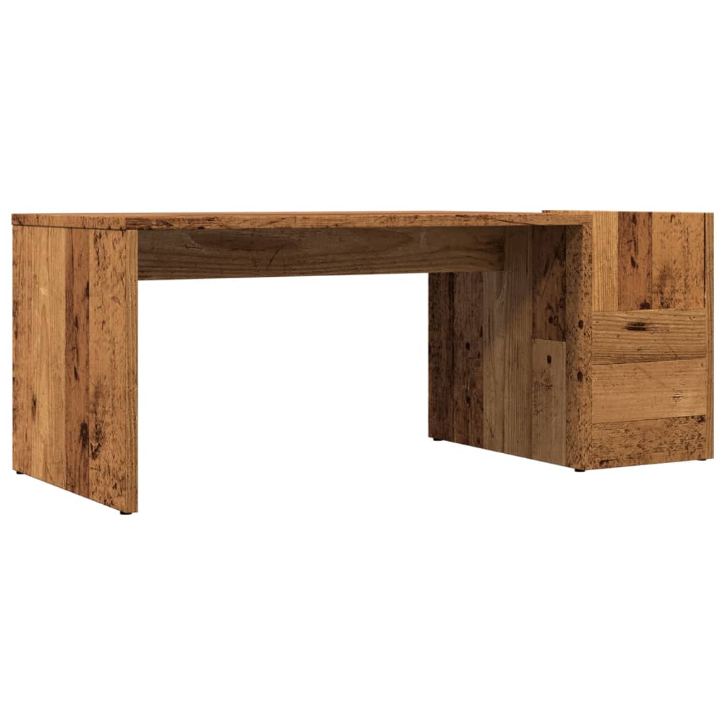 Stolić za kavu boja starog drva 90x45x35 cm konstruirano drvo