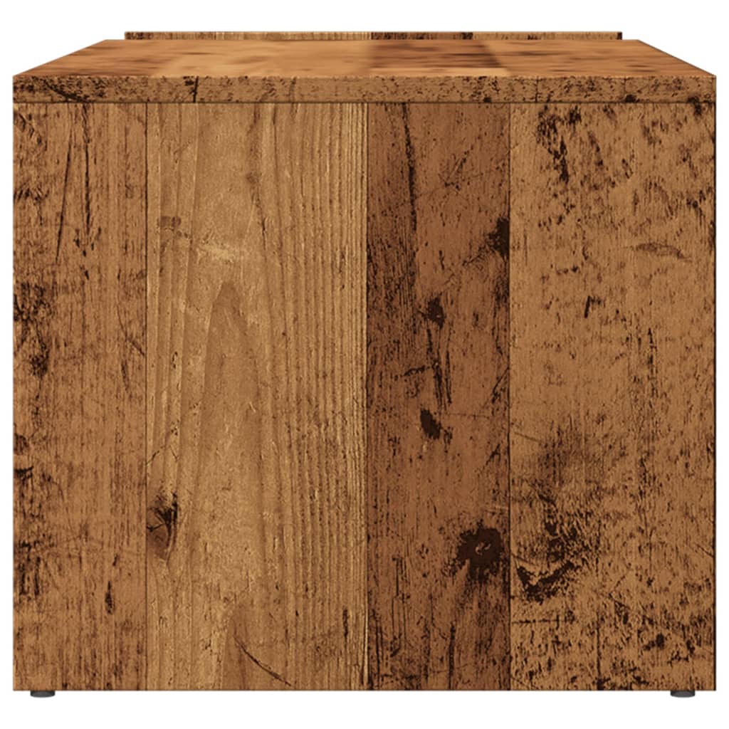 Stolić za kavu boja starog drva 90x45x35 cm konstruirano drvo