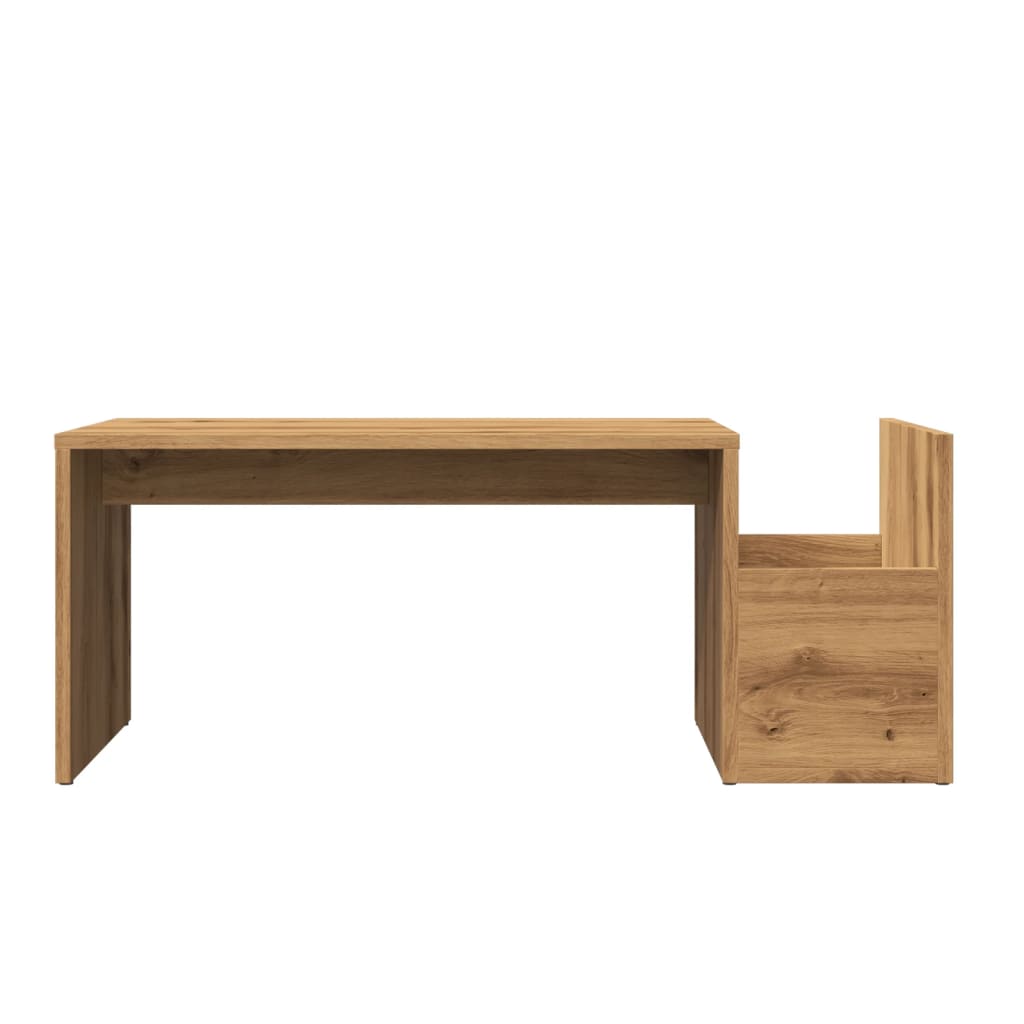 Stolić za kavu boja hrasta artisan 90x45x35cm konstruirano drvo