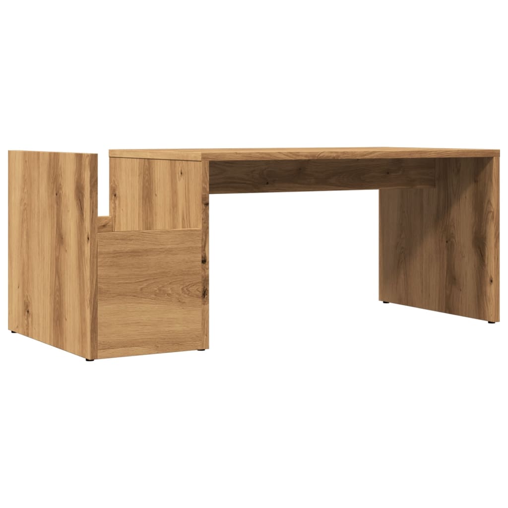 Stolić za kavu boja hrasta artisan 90x45x35cm konstruirano drvo