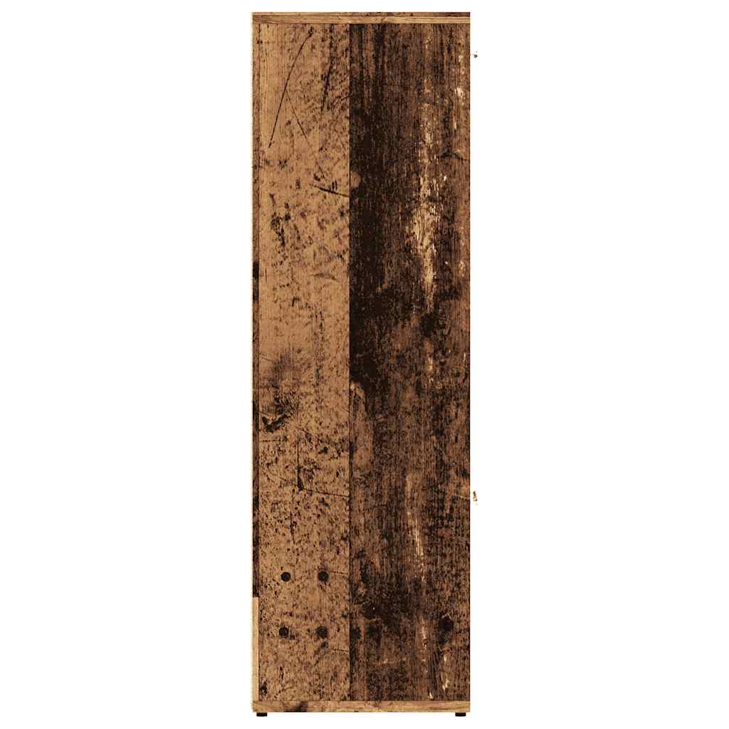Polica za knjige Staro drvo 90x28x90 cm Konstruirano drvo