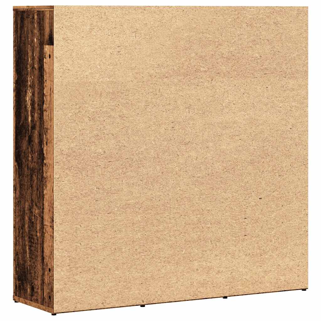 Polica za knjige Staro drvo 90x28x90 cm Konstruirano drvo