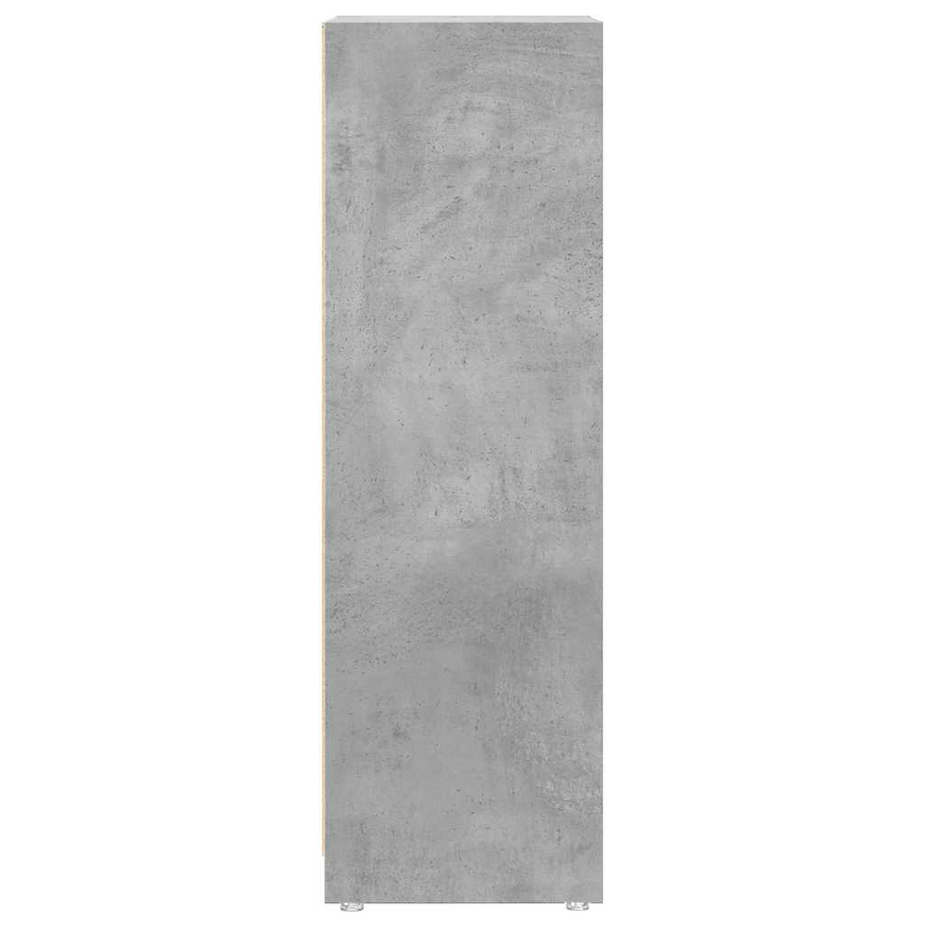 Kupaonski ormarić boja betona 30x30x95 cm od konstruiranog drva