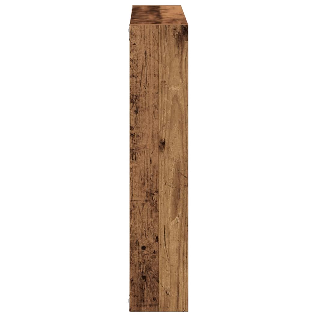 Zidna polica Staro drvo 90x16x78 cm Konstruirano drvo