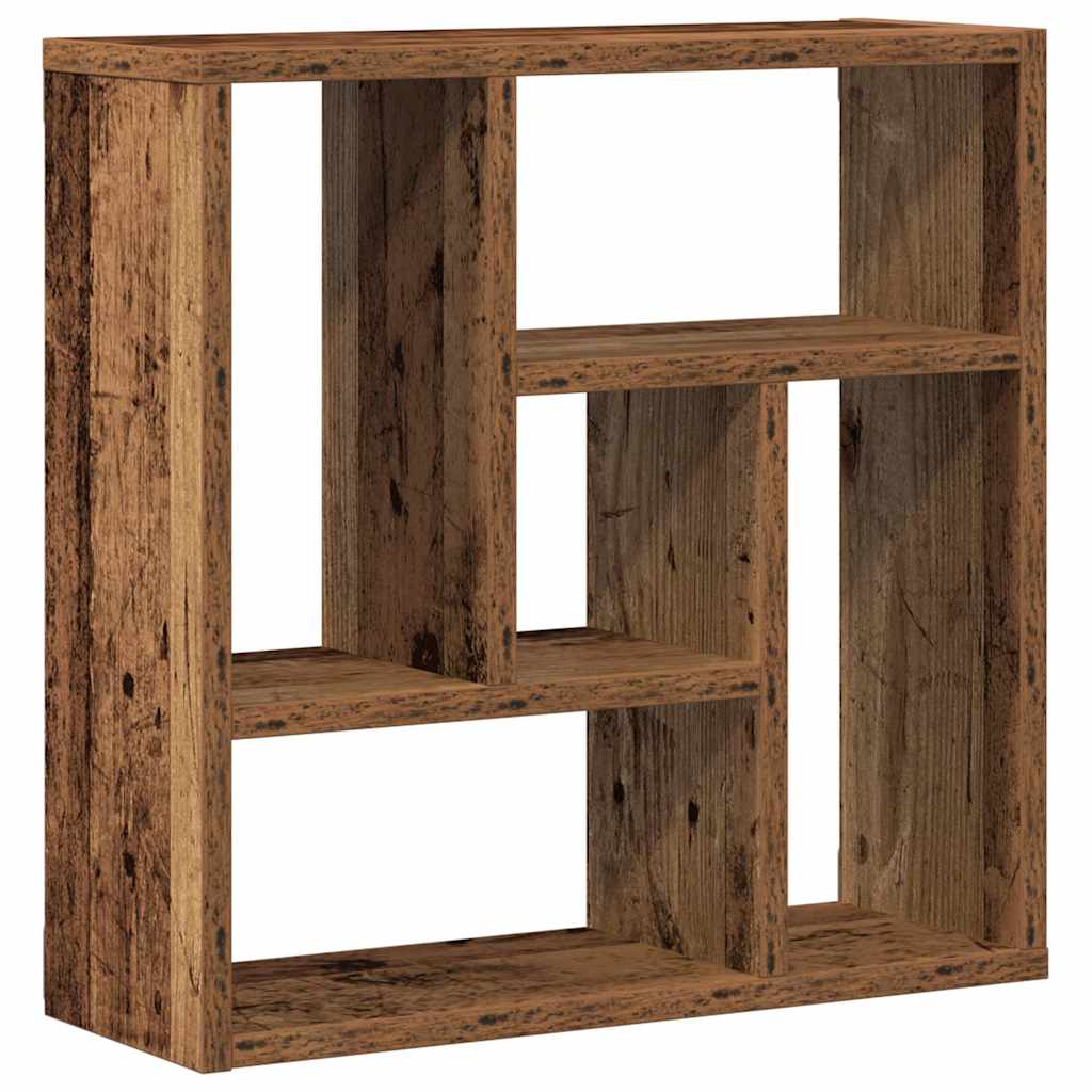 Zidna polica staro drvo 45x16x45 cm konstruirano drvo