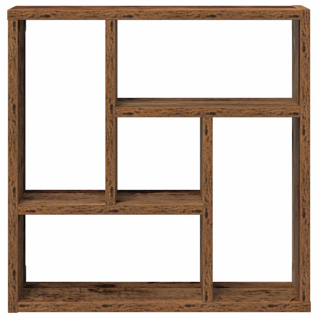Zidna polica staro drvo 45x16x45 cm konstruirano drvo