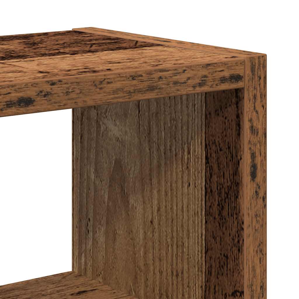 Zidna polica staro drvo 45x16x45 cm konstruirano drvo