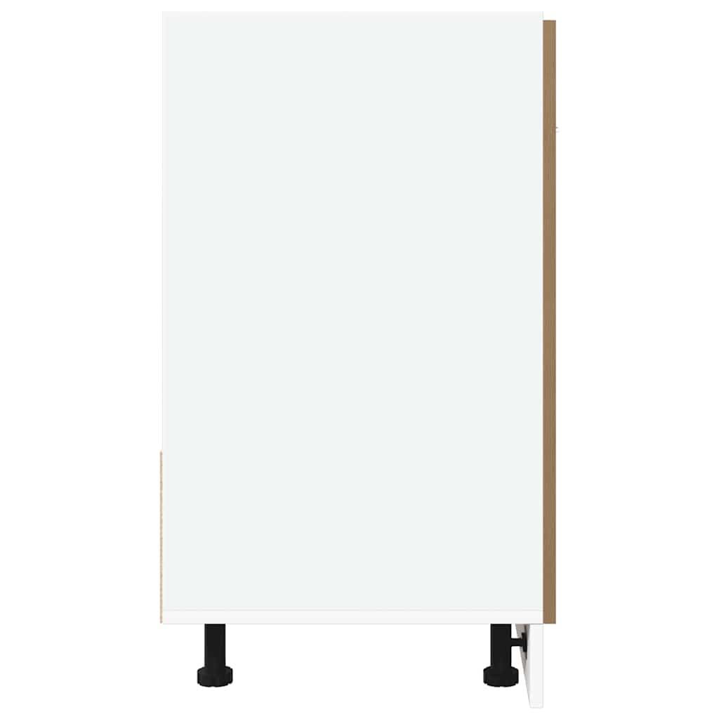 Ormarić za sudoper "Lyon" Artisan hrast 80x46x81,5 cm Konstruirano drvo