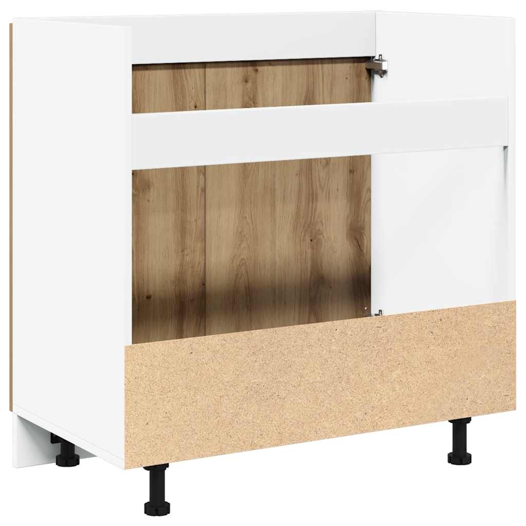 Ormarić za sudoper "Lyon" Artisan hrast 80x46x81,5 cm Konstruirano drvo