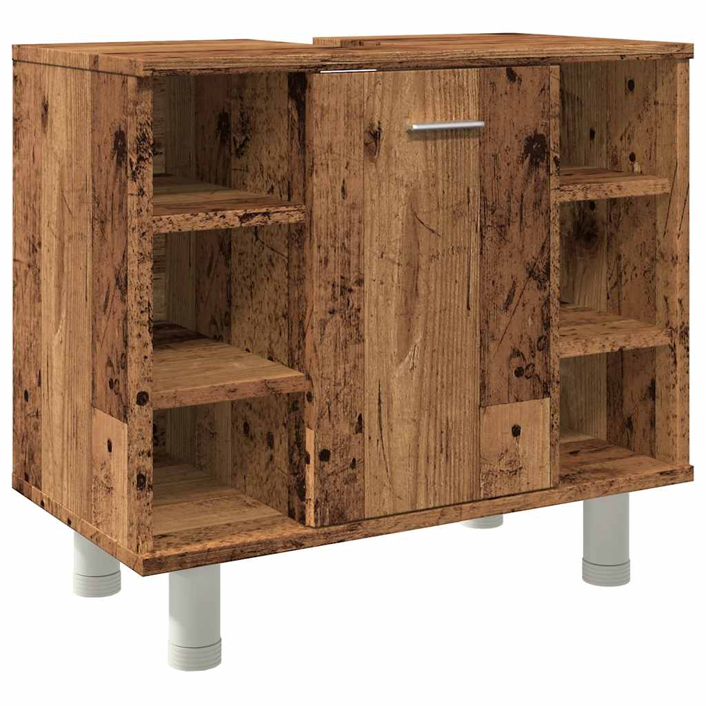 Kupaonski ormarić staro drvo 60x32x53,5 cm konstruirano drvo