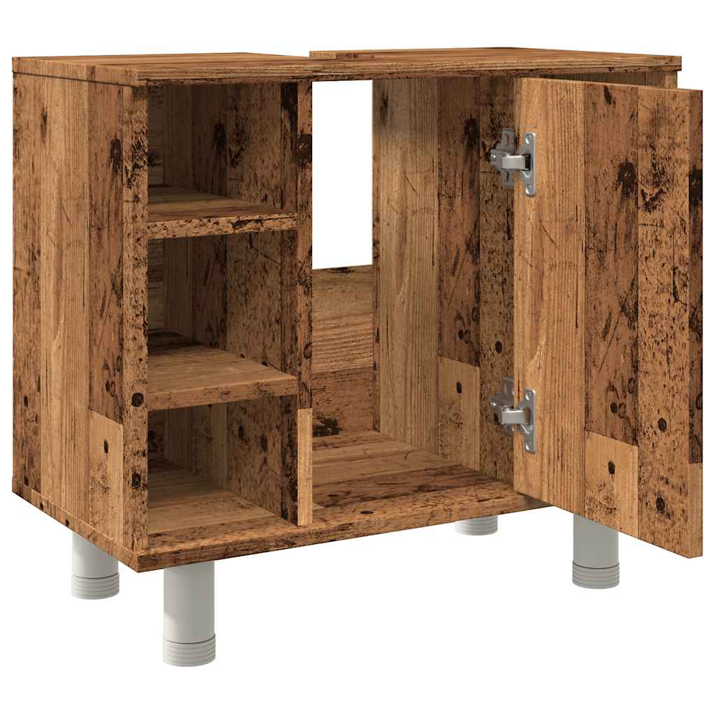 Kupaonski ormarić staro drvo 60x32x53,5 cm konstruirano drvo