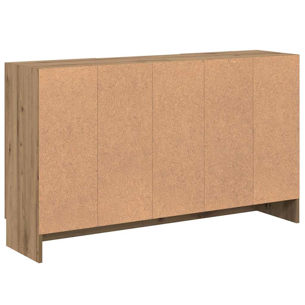 Komoda boja hrasta artisan 120x30,5x70 cm od konstruiranog drva