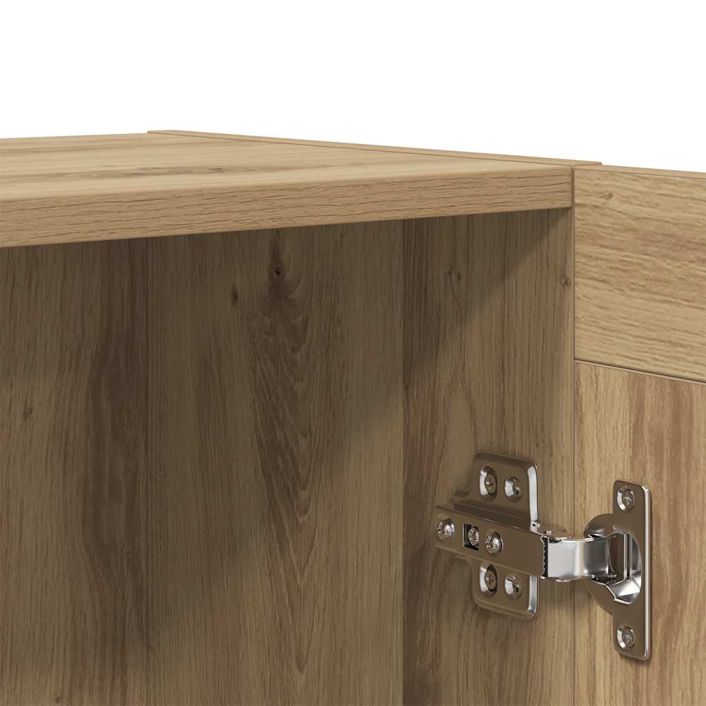 Komoda boja hrasta artisan 120x30,5x70 cm od konstruiranog drva