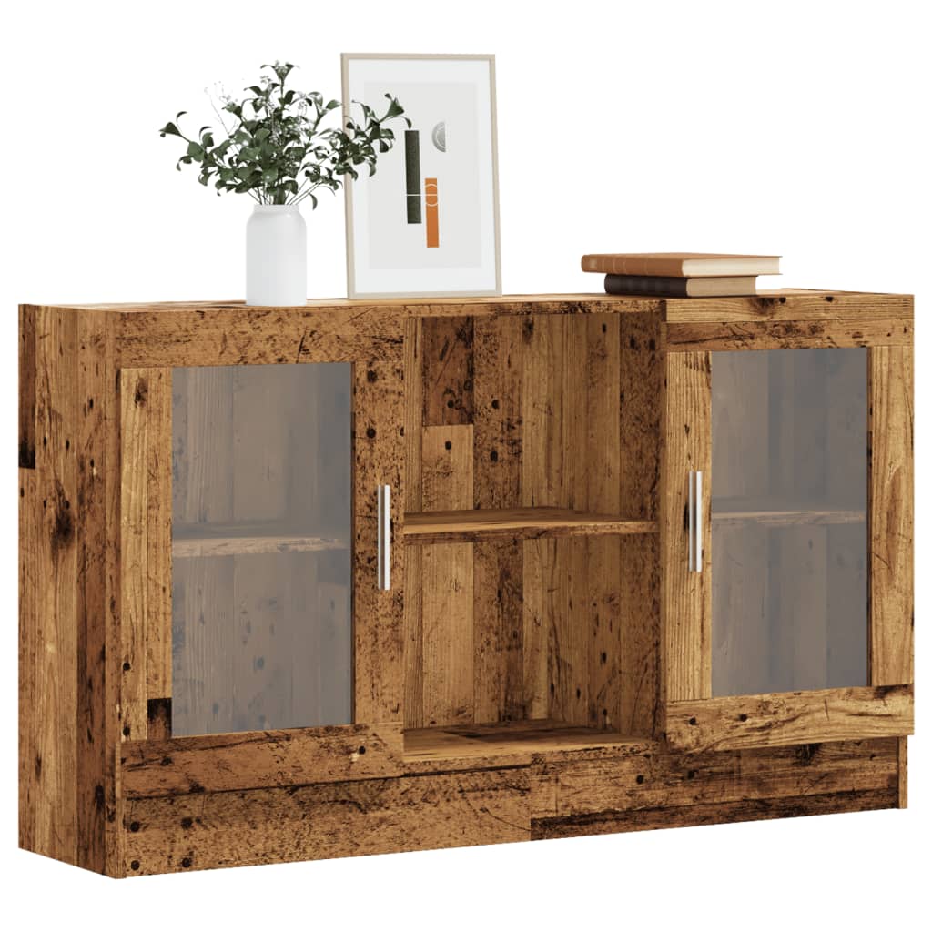 Vitrina 120 x 30,5 x 70 cm drvena