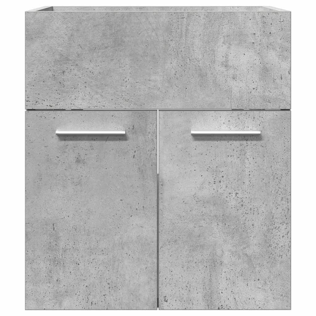 Kupaonski ormarić za umivaonik beton sivi 41x38,5x46 cm
