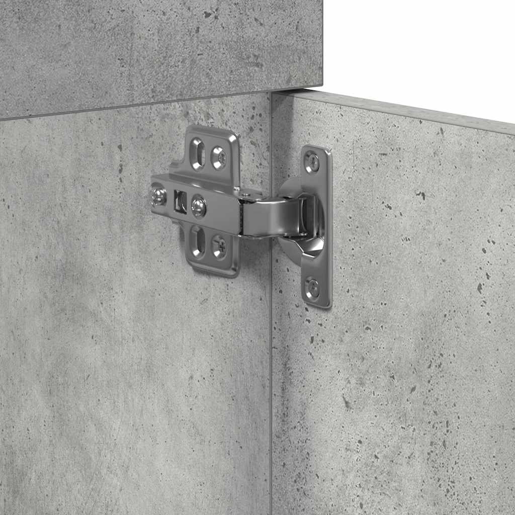 Kupaonski ormarić za umivaonik beton sivi 41x38,5x46 cm