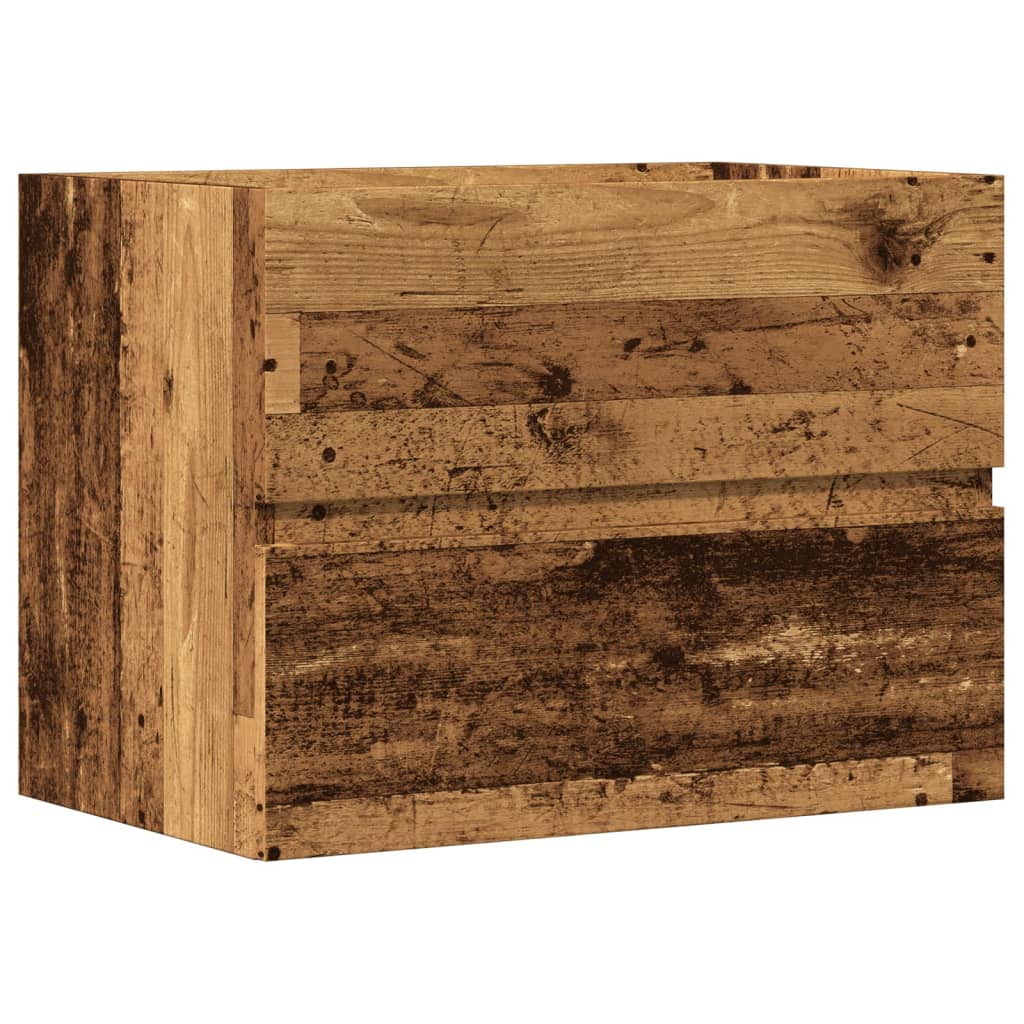 Kupaonski ormarić boja drva 60x38,5x45 cm konstruirano drvo
