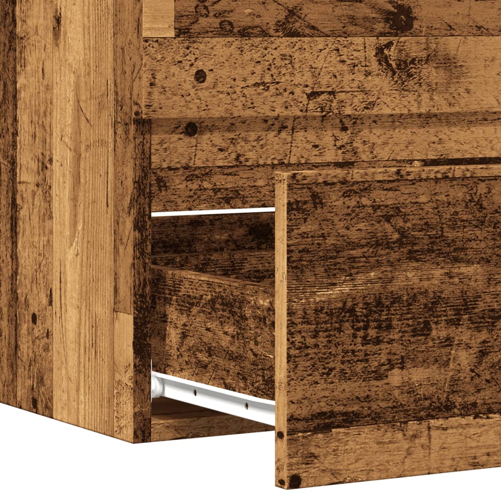 Kupaonski ormarić boja drva 60x38,5x45 cm konstruirano drvo