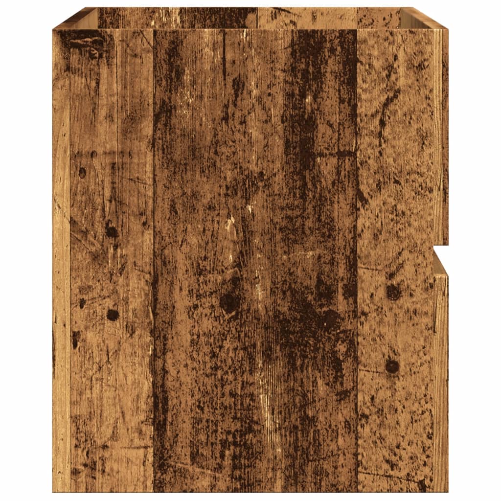 Ormarić za umivaonik boja drva 90x38,5x45 cm konstruirano drvo