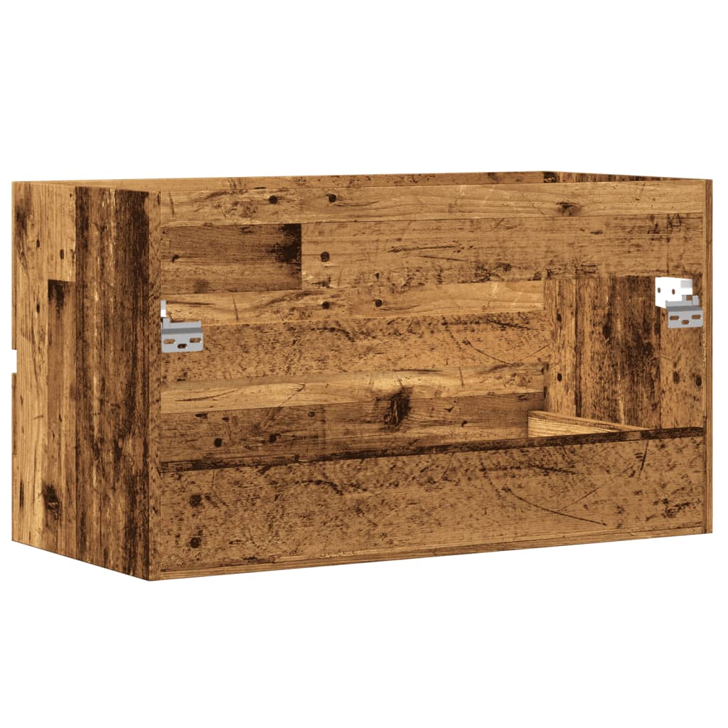 Ormarić za umivaonik boja drva 90x38,5x45 cm konstruirano drvo