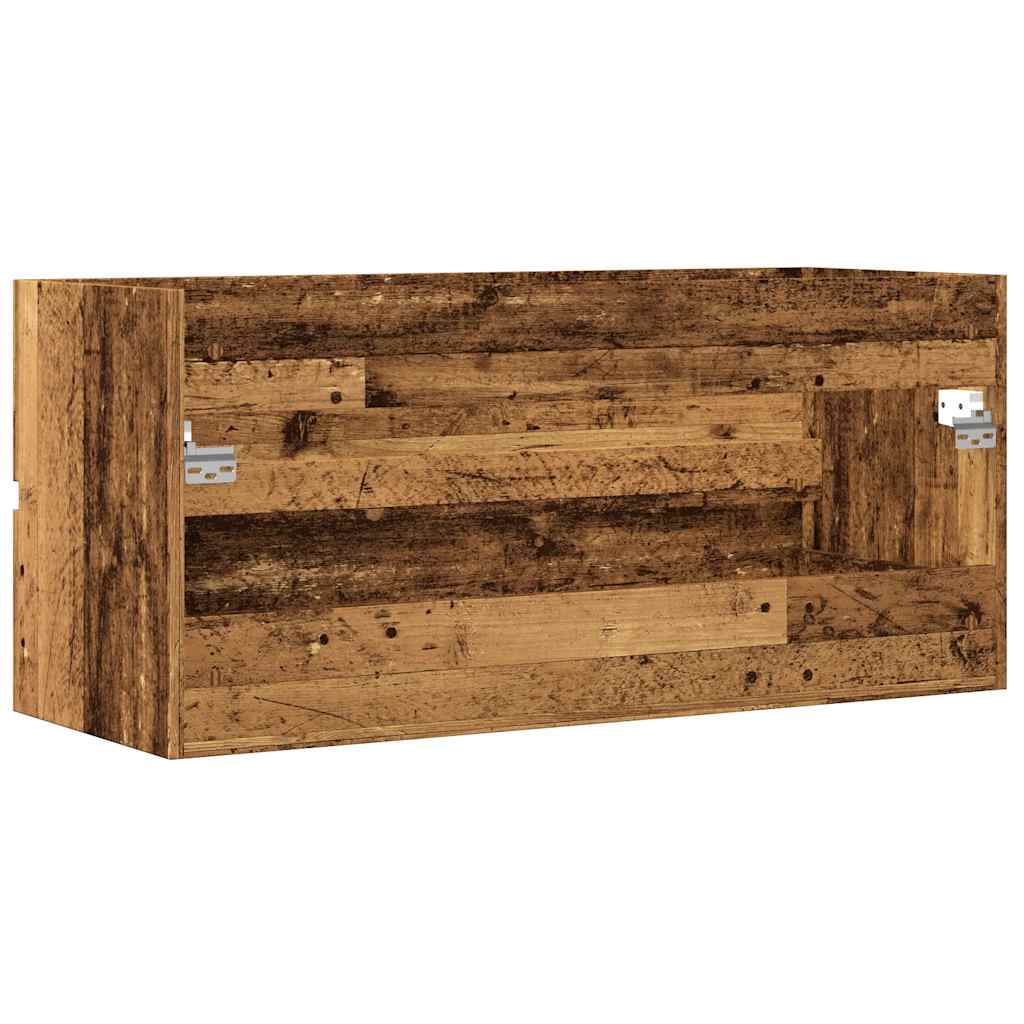 Ormarić za umivaonik boja drva 100x38,5x45 cm konstruirano drvo