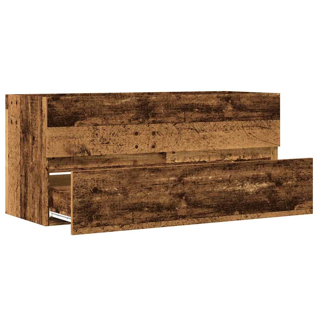 Ormarić za umivaonik boja drva 100x38,5x45 cm konstruirano drvo
