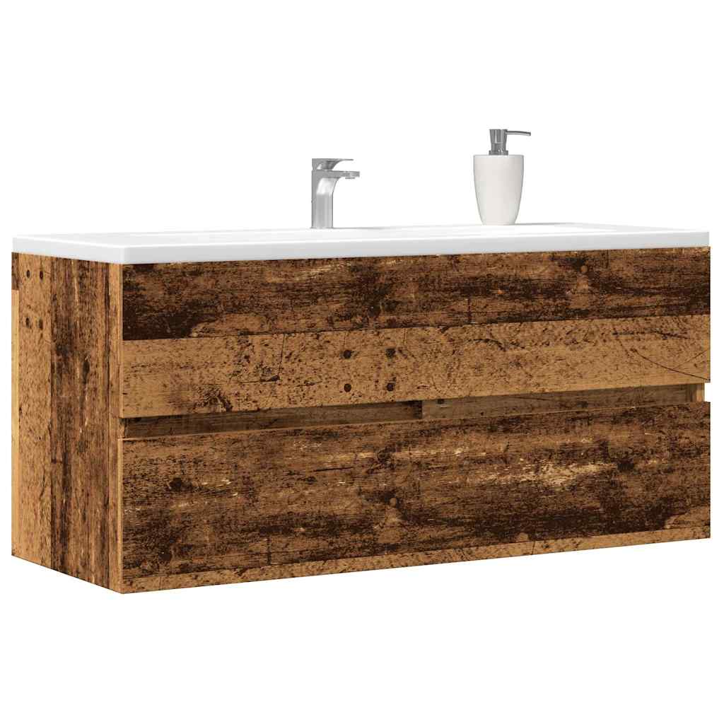 Ormarić za umivaonik boja drva 100x38,5x45 cm konstruirano drvo