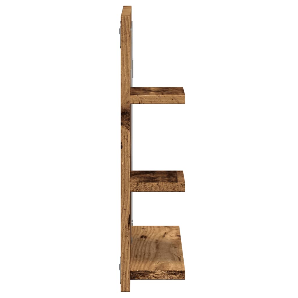 Kupaonski ormarić s ogledalom Old Wood 60x10,5x45 cm