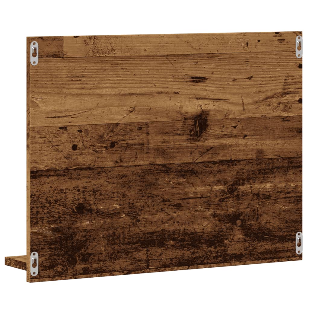 Kupaonski ormarić s ogledalom Old Wood 60x10,5x45 cm