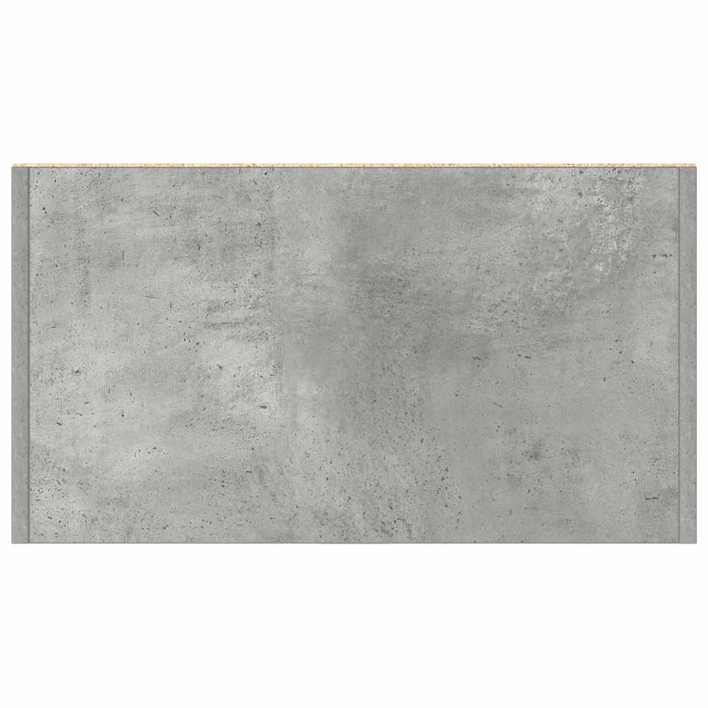Kupaonski ormarić siva boja betona 60x33x80cm konstruirano drvo