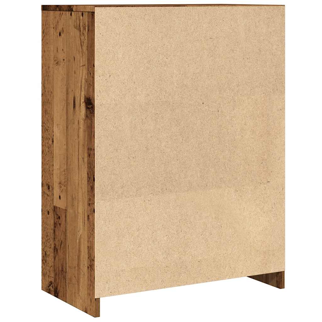 Kupaonski ormarić boja staro drvo 60x33x80 cm konstruirano drvo