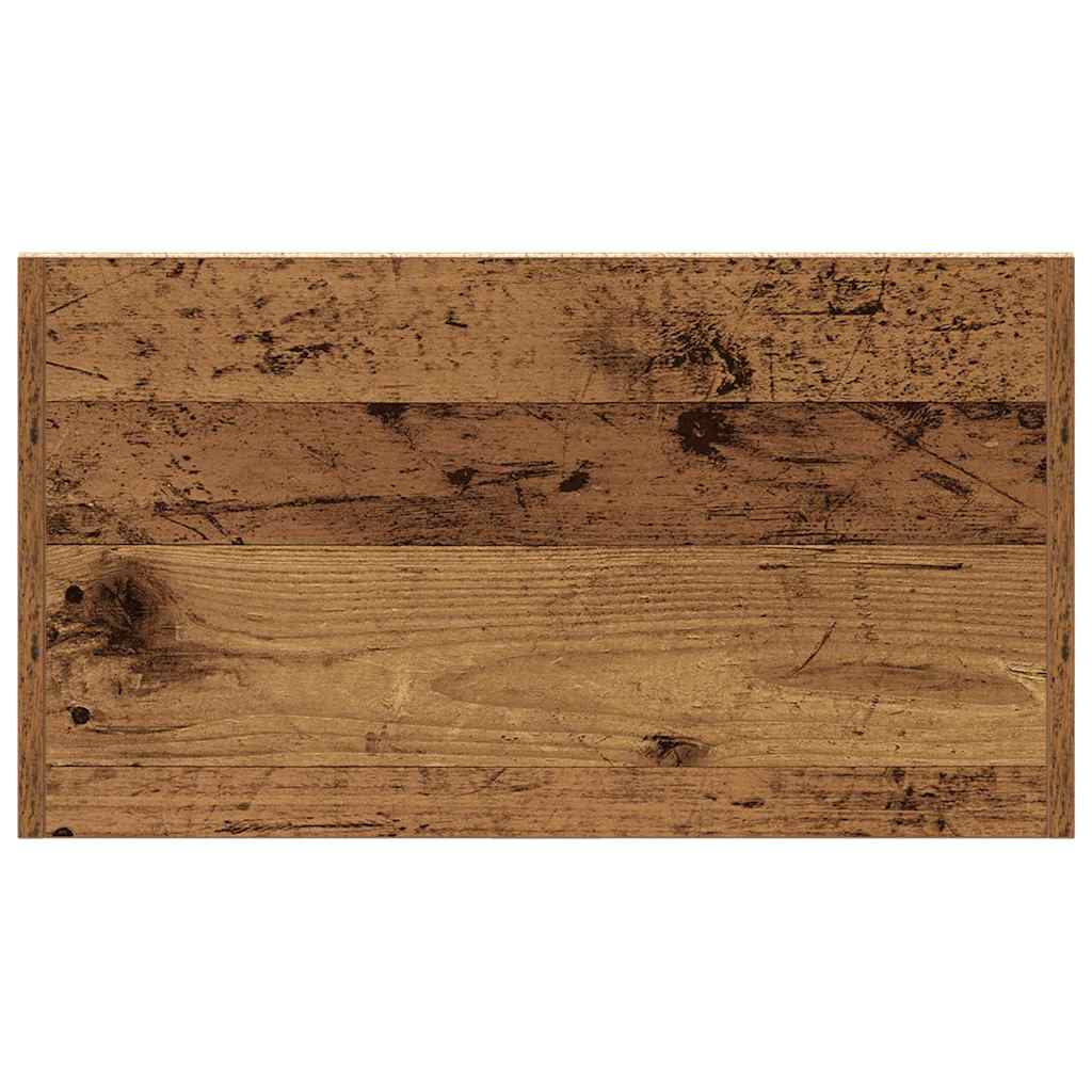 Kupaonski ormarić boja staro drvo 60x33x80 cm konstruirano drvo