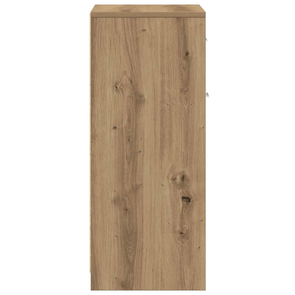 Kupaonski ormarić boja hrasta 60x33x80 cm konstruirano drvo