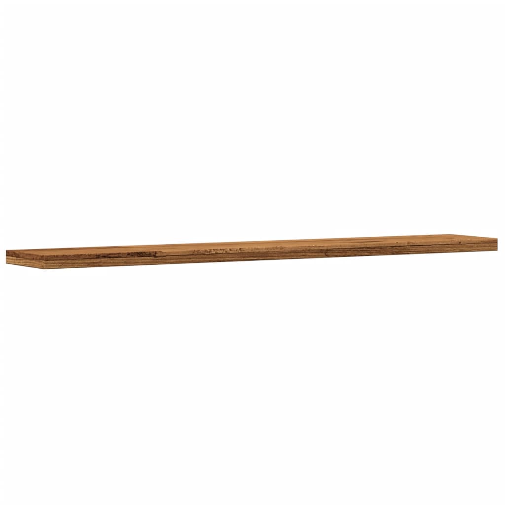 Police za knjige 4 kom boja starog drva 60 x 10 x 1,5 cm drvene