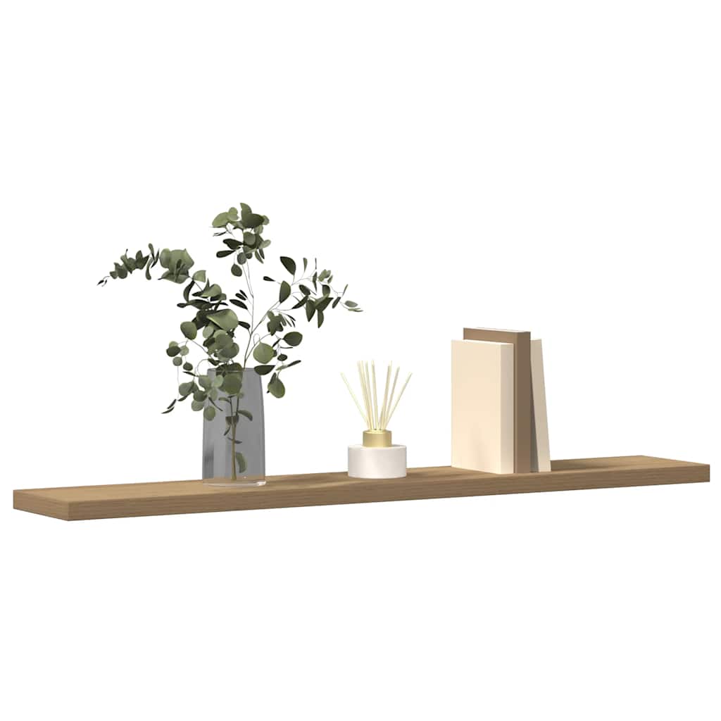 Police za knjige 4 kom boja hrasta artisan 60x10x1,5 cm drvene
