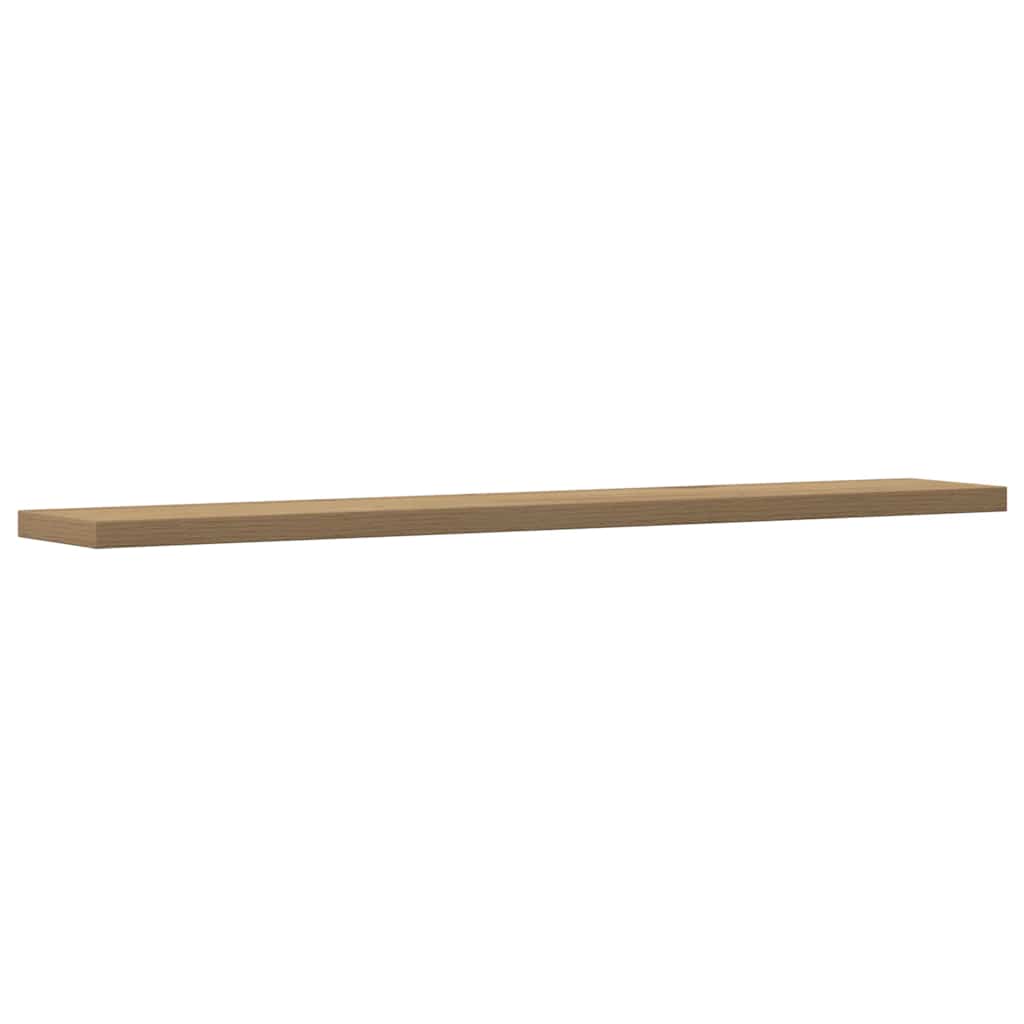 Police za knjige 4 kom boja hrasta artisan 60x10x1,5 cm drvene